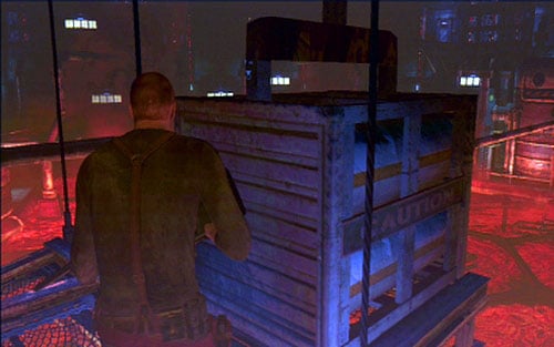 At the beginning turn around and escape to the left - Chapter 5 - The Final Fight With Ustanak | Jakes campaign - Jakes campaign - Resident Evil 6 Game Guide