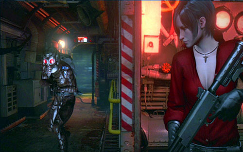 Behind the corner another mutant awaits you - Chapter 1 - Submarine Stealth | Adas campaign - Adas campaign - Resident Evil 6 Game Guide