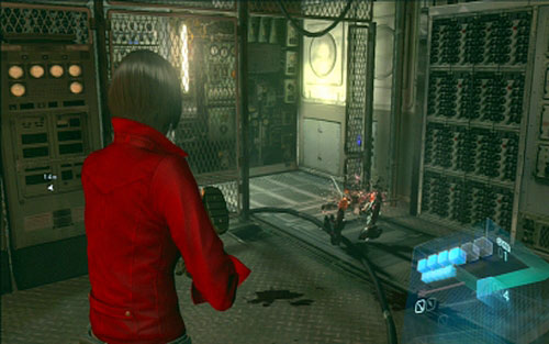 A bit further youll encounter another barrier - Chapter 1 - Submarine Stealth | Adas campaign - Adas campaign - Resident Evil 6 Game Guide