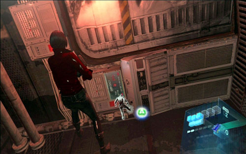 Open it by kicking the monitor over the floor and quickly go up using the elevator - Chapter 1 - The Sunken Ship | Adas campaign - Adas campaign - Resident Evil 6 Game Guide