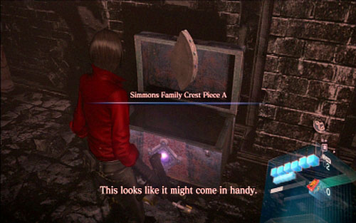 Destroy it quickly with a shot and then take an artifact fragment hidden inside the crate - Chapter 2 - First Fragment of The Key | Adas campaign - Adas campaign - Resident Evil 6 Game Guide