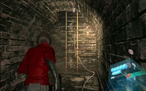 A high ladder will lead you to the door, where you can place an artifact fragment - Chapter 2 - First Fragment of The Key | Adas campaign - Adas campaign - Resident Evil 6 Game Guide