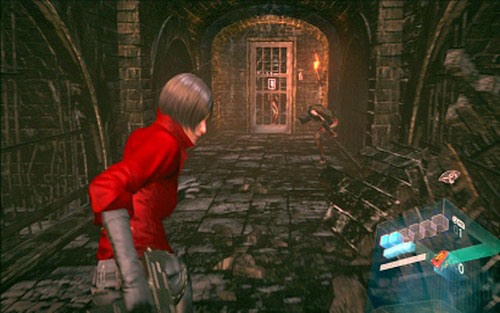 After reaching the end of the corridor, youll be attacked by a group of undeads - Chapter 2 - Last Fragment of The Key | Adas campaign - Adas campaign - Resident Evil 6 Game Guide