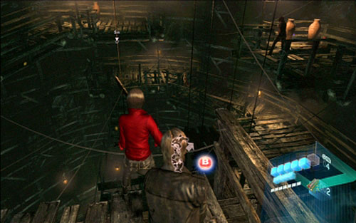 When the beast runs away, keep running down, using your companions help - Chapter 2 - Fighting Deborah | Adas campaign - Adas campaign - Resident Evil 6 Game Guide