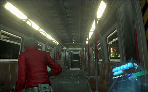 This time you have to survive until youll see on-screen command to quickly swing the analog - Chapter 3 - Chainsaw Mutant | Adas campaign - Adas campaign - Resident Evil 6 Game Guide