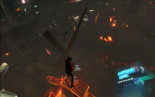 Follow them by moving over subsequent building until you reach the high crane - Chapter 3 - The Pier | Adas campaign - Adas campaign - Resident Evil 6 Game Guide