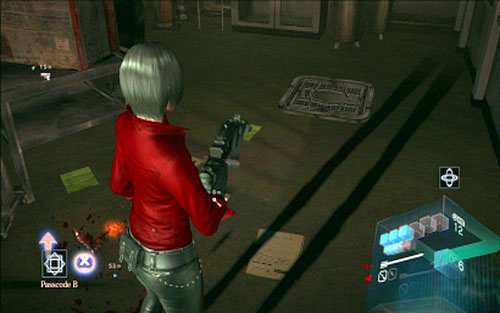 Quickly get inside, kill enemies and try to pick up the key dropped by Javo with yellow eyes - Chapter 4 - Three Fragments of Code | Adas campaign - Adas campaign - Resident Evil 6 Game Guide