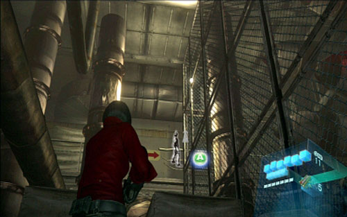 Once they are dead, go forwards, use the zipline to get up and open another hatch - Chapter 4 - Searchlights | Adas campaign - Adas campaign - Resident Evil 6 Game Guide