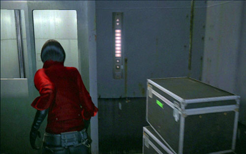 After that you have to take the elevator down to examine the dead clone body - Chapter 4 - Escaping The Mutant | Adas campaign - Adas campaign - Resident Evil 6 Game Guide
