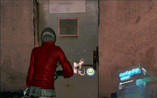 Youll find there a door, which leads inside the building - Chapter 5 - The Final Fight | Adas campaign - Adas campaign - Resident Evil 6 Game Guide