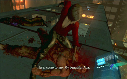 After few such dodges, youll get an order to kill the enemy - Chapter 5 - The Final Fight | Adas campaign - Adas campaign - Resident Evil 6 Game Guide