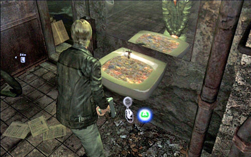 In the secret lab youll be passing by a corridor with several side rooms - Chapter II | Emblems - Leon - Emblems - Leon - Resident Evil 6 Game Guide