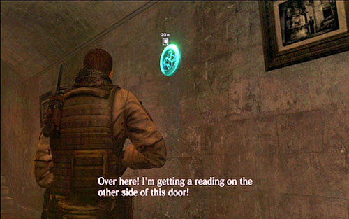 There is an emblem on the wall - Chapter II | Emblems - Chris - Emblems - Chris - Resident Evil 6 Game Guide