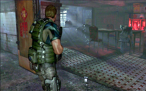 When you destroy the helicopter, enter the indicated building - Chapter III | Emblems - Chris - Emblems - Chris - Resident Evil 6 Game Guide