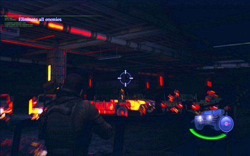 During the car chase youll reach a parking lot with large barricade - Chapter III | Emblems - Chris - Emblems - Chris - Resident Evil 6 Game Guide