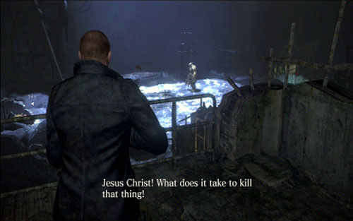 Inside the icy cavern you have to sneak between flying insects twice - Chapter II | Emblems - Jake - Emblems - Jake - Resident Evil 6 Game Guide