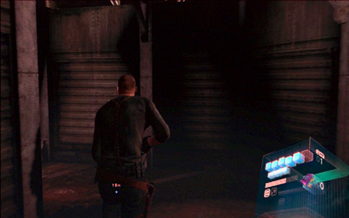 After you turn on the core and go to the upper floor, keep going to the left - Chapter V | Emblems - Jake - Emblems - Jake - Resident Evil 6 Game Guide