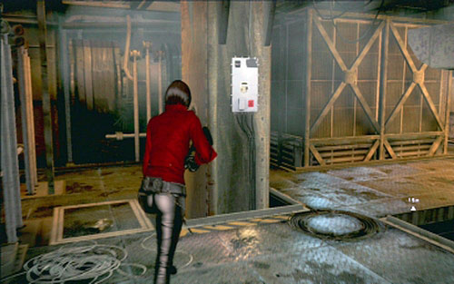 When you pass the room with turrets and glowing platforms, youll reach the room with many metal crates - Chapter I | Emblems - Ada Wong - Emblems - Ada Wong - Resident Evil 6 Game Guide