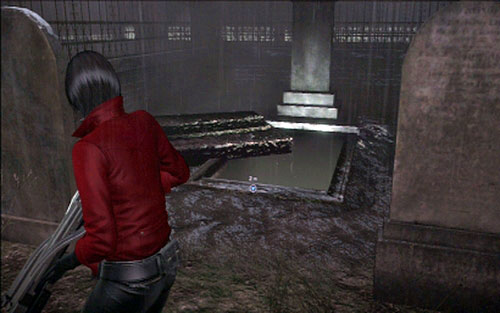 Right after beginning of the stage, move forwards until you reach the hole in the ground - Chapter II | Emblems - Ada Wong - Emblems - Ada Wong - Resident Evil 6 Game Guide
