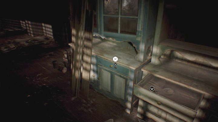 The drawer in the kitchen. - Resident Evil 7: Guest House - Secrets, Maps - Secrets and Maps - Resident Evil 7 Guide, Walkthrough