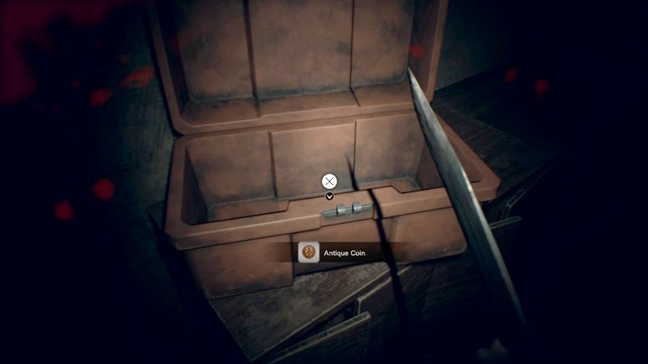 The coin will be hidden inside of this chest. - Resident Evil 7: Wrecked Ship Map - Secrets - Secrets and Maps - Resident Evil 7 Guide, Walkthrough