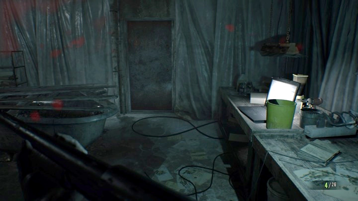 A notebook with an email - all of the remaining secrets in this area are hidden behind those doors. - Resident Evil 7: Salt Mines - Secrets - Secrets and Maps - Resident Evil 7 Guide, Walkthrough