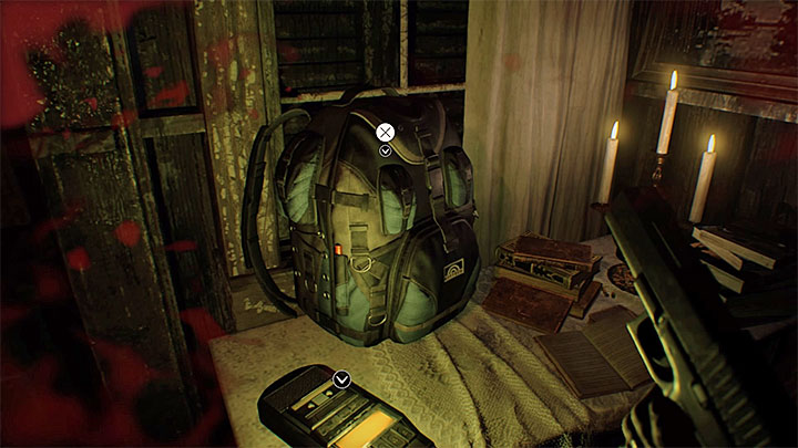 The backpack is in the hut by the water next to the save game point. - Resident Evil 7: Trophy/Achievement Guide - Trophy Guide / Achievement Guide - Resident Evil 7 Guide, Walkthrough