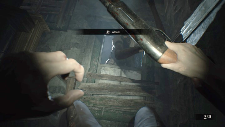 Marguerite will attack you when youll be going upstairs - Resident Evil 7: Greenhouse walktrough - Resident Evil VII Walkthrough - Resident Evil 7 Guide, Walkthrough