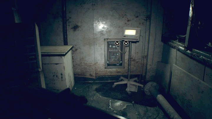 Now you need to ascend to 3F that contains a locked door that is now accessible as you can dissolve the lock - Resident Evil 7: Wrecked Ship walktrough - Resident Evil VII Walkthrough - Resident Evil 7 Guide, Walkthrough