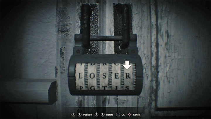 Step 17) Return to the room with the balloons and approach the left locked door - Resident Evil 7: Out Before Dessert - Trophy/Achievement Guide - Trophy Guide / Achievement Guide - Resident Evil 7 Guide, Walkthrough