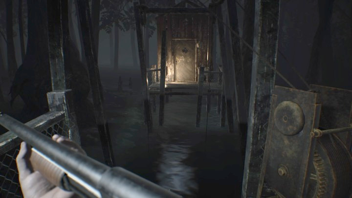 The shed contains the Crow Key - Resident Evil 7: Yard and the Old House walktrough - Resident Evil VII Walkthrough - Resident Evil 7 Guide, Walkthrough