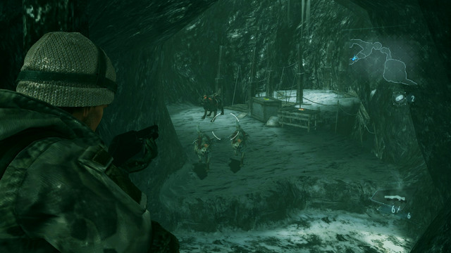 Its enough for you to get to an edge and youll see a pack of wolves - Double Mystery - part I - Episode 2 - Resident Evil: Revelations - Game Guide and Walkthrough