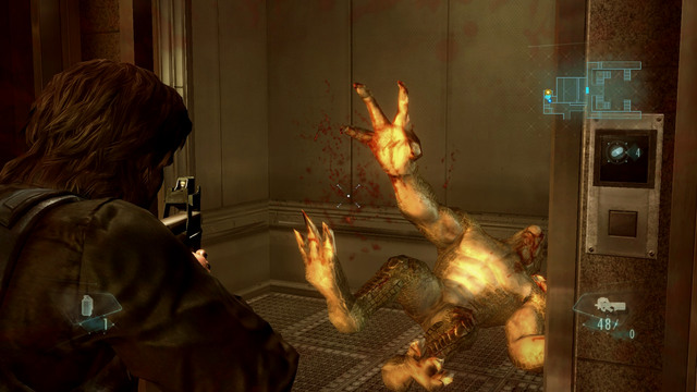 Inside you find a single enemy, but he shouldnt be problematic for you - Ghosts of Veltro - part I - Episode 3 - Resident Evil: Revelations - Game Guide and Walkthrough