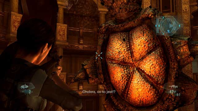 If you cant make it, youll be hit very strongly, so make sure that you have enough ammo before you enter the elevator - Cat and Mouse - part II - Episode 6 - Resident Evil: Revelations - Game Guide and Walkthrough