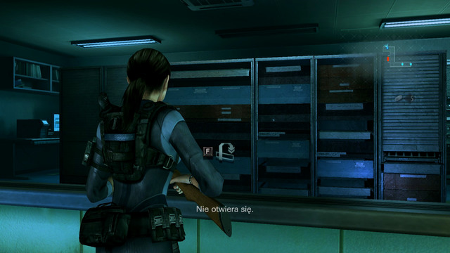 A machine can be found at the end of the corridor - All on the Line - part III - Episode 8 - Resident Evil: Revelations - Game Guide and Walkthrough