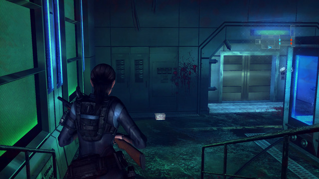 When the enemy is dead, search the room with aquarium carefully - All on the Line - part III - Episode 8 - Resident Evil: Revelations - Game Guide and Walkthrough