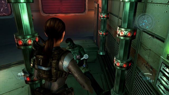 After that you get an access to the body youve passed - No Exit - part II - Episode 9 - Resident Evil: Revelations - Game Guide and Walkthrough