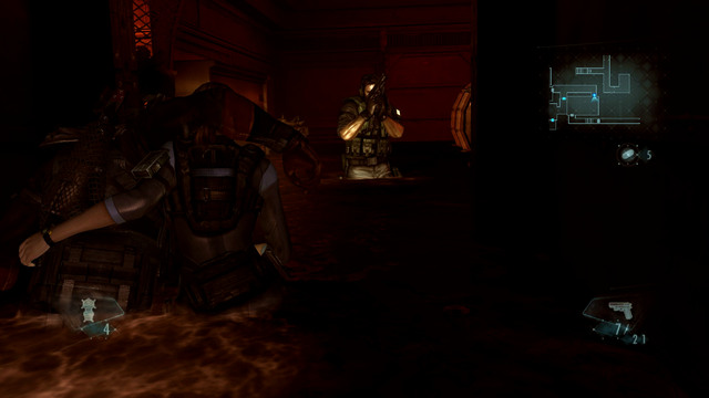 Behind the door, youll be attacked by a pair of zombies - Tangled Webs - part II - Episode 10 - Resident Evil: Revelations - Game Guide and Walkthrough