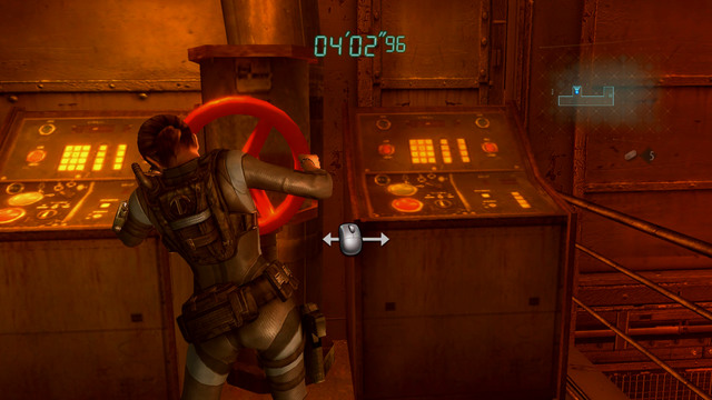 Run very quickly forward until you find a mutant with the shield - Tangled Webs - part II - Episode 10 - Resident Evil: Revelations - Game Guide and Walkthrough