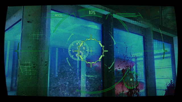 You can scan if after defeating the first mutant with shield - Episodes 6-12 - Handprints - Resident Evil: Revelations - Game Guide and Walkthrough