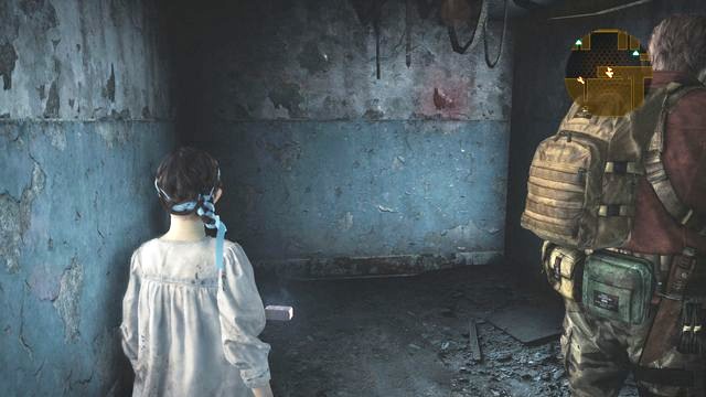 A mist rising above the ground and a nearby brick mean that Natalie is looking at an insect larva. - Collectibles - The basics - Resident Evil: Revelations 2 Game Guide