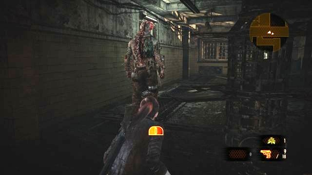 Get the opponents from behind and take them down silently. - Escape the facility - activate power supply | Penal Colony - Claire - Penal Colony - Claire - Resident Evil: Revelations 2 Game Guide