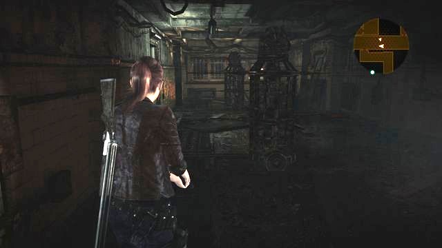 Pay attention especially to the second set of blades, because they have the fastest spin. - Escape the facility - activate the mechanism | Penal Colony - Claire - Penal Colony - Claire - Resident Evil: Revelations 2 Game Guide