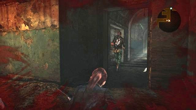 Head towards the mechanism now, in the main part of the prison - Escape the facility - activate the mechanism | Penal Colony - Claire - Penal Colony - Claire - Resident Evil: Revelations 2 Game Guide