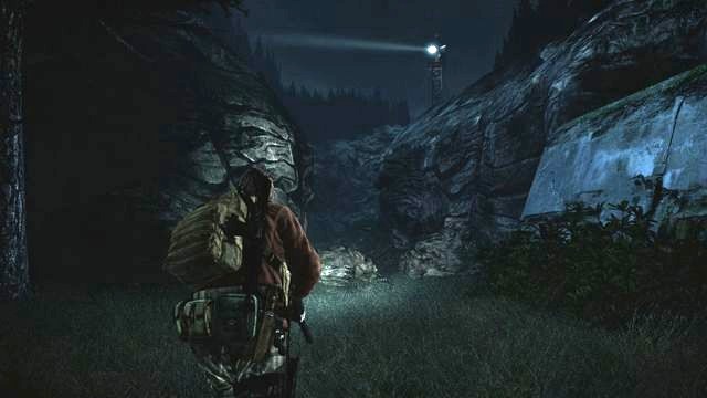 There only is one path towards the bridge. - Go to the tower - cont. | Penal Colony - Barry - Penal Colony - Barry - Resident Evil: Revelations 2 Game Guide