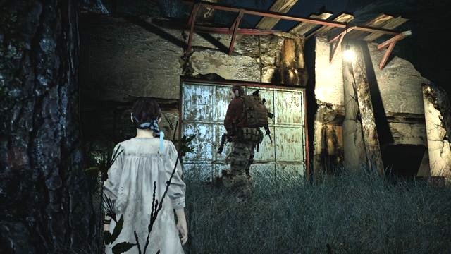 Natalie will have no problems squeezing across the small breach. - Go to the tower - cont. | Penal Colony - Barry - Penal Colony - Barry - Resident Evil: Revelations 2 Game Guide