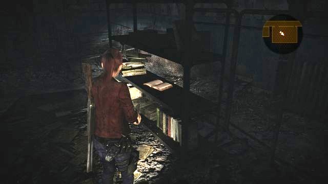 In the upper part of the prison, after you find the previous one, follow the narrow corridor into a big room - Penal Colony - Claire | Documents - Episode 1 - Penal Colony - Documents - Resident Evil: Revelations 2 Game Guide