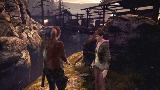 After you leave the prison, you will quickly reach the bridge - Penal Colony - Claire | Emblems - Episode 1 - Penal Colony - Tower Emblems - Resident Evil: Revelations 2 Game Guide