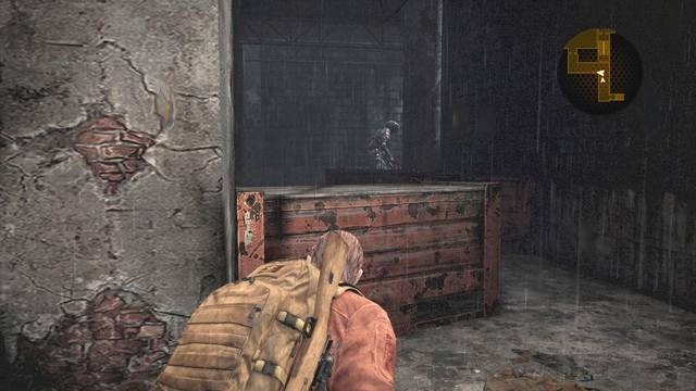 In the narrow passage outside (see the screenshot) you encounter another mutant - Go to the tower - cont. | Contemplation - Barry - Contemplation - Barry - Resident Evil: Revelations 2 Game Guide