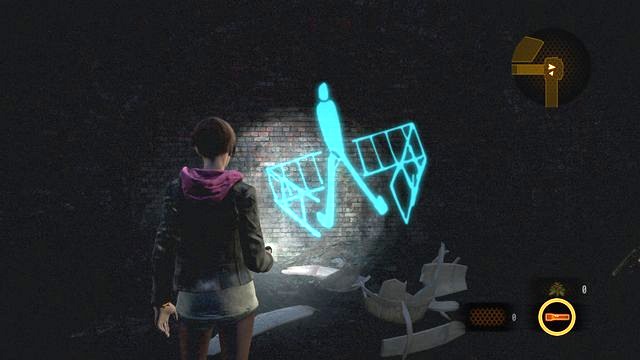 After you make a connection with Neil, you get into a tunnel - Kafka drawings (Moira) - Contemplation | Emblems - Episode 2 - Contemplation - Tower emblems - Resident Evil: Revelations 2 Game Guide